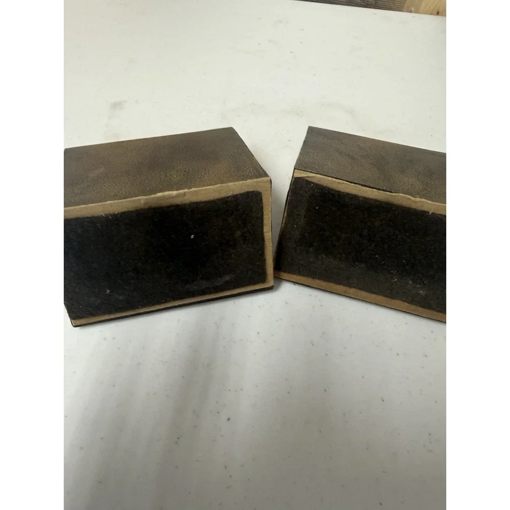 Pair of Vintage PM Craftsman Brass Bookends USA